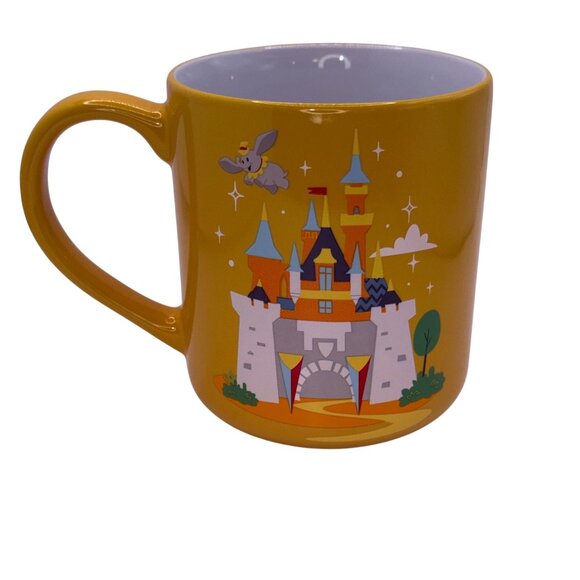 Vintage Style Disneyland Resort Mom Mug Minnie Mouse Design Yellow Ceramic - Picture 5 of 5